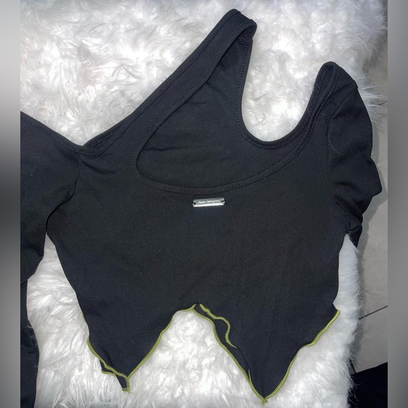 Juicici Top/Contrast Color Irregular Two-Piece Set - Picture 5 of 8